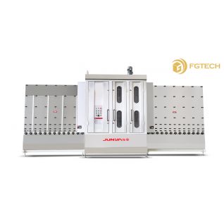 Vertical glass washing machine