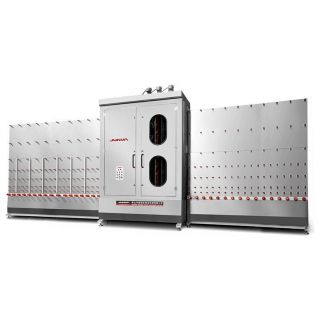 Vertical Glass Washing Machine Connect With Edging Machine